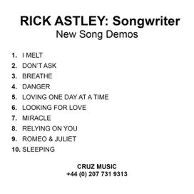 Songwriter (New Song Demos) - 2001 • Álbum