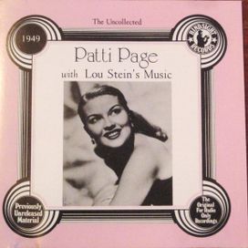 The Uncollected Patti Page With Lou Stein's Music - 1986 • Álbum