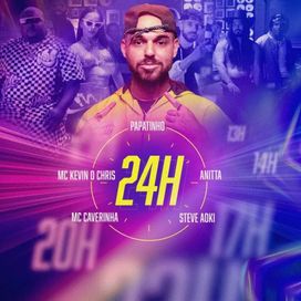 24 Horas (part. Papatinho, Kevin o Chris, MC Caveirinha e Steve Aoki) - 2023 • Sencillo/EP