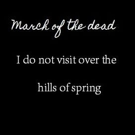 I Do Not Visit Over The Hills Of Spring - 2013 • Single/EP