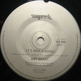 It's Not a Song / Straight Ahead - 1984 • Single/EP