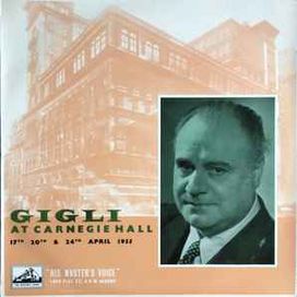 Gigli At Carnegie Hall - 1956 • Álbum