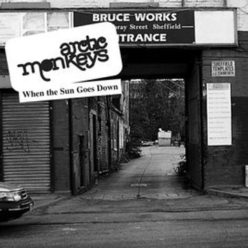  Bold Bloc Design - Arctic Monkeys R U Mine? Letra de la canción  Disco de vinilo musical 35.4 x 35.4 in, caja de impresión artística  enmarcada para colgar en la pared
