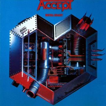 Cartaz Antigo Accept Russian Roulette Album Hard Rock 32x47