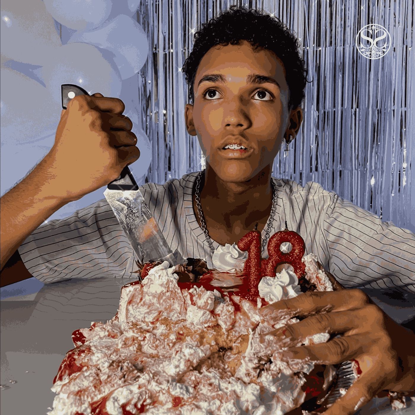 Portada de la canción "18", de Samuel Seccati