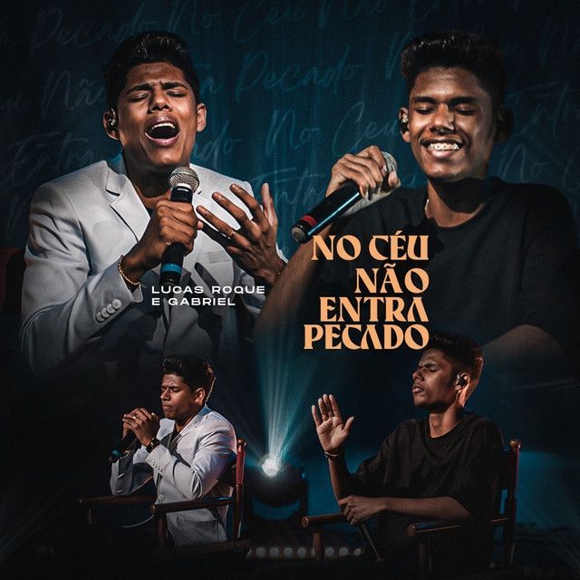 Portada de la canción "No Céu Não Entra Pecado", de Lucas Roque e Gabriel