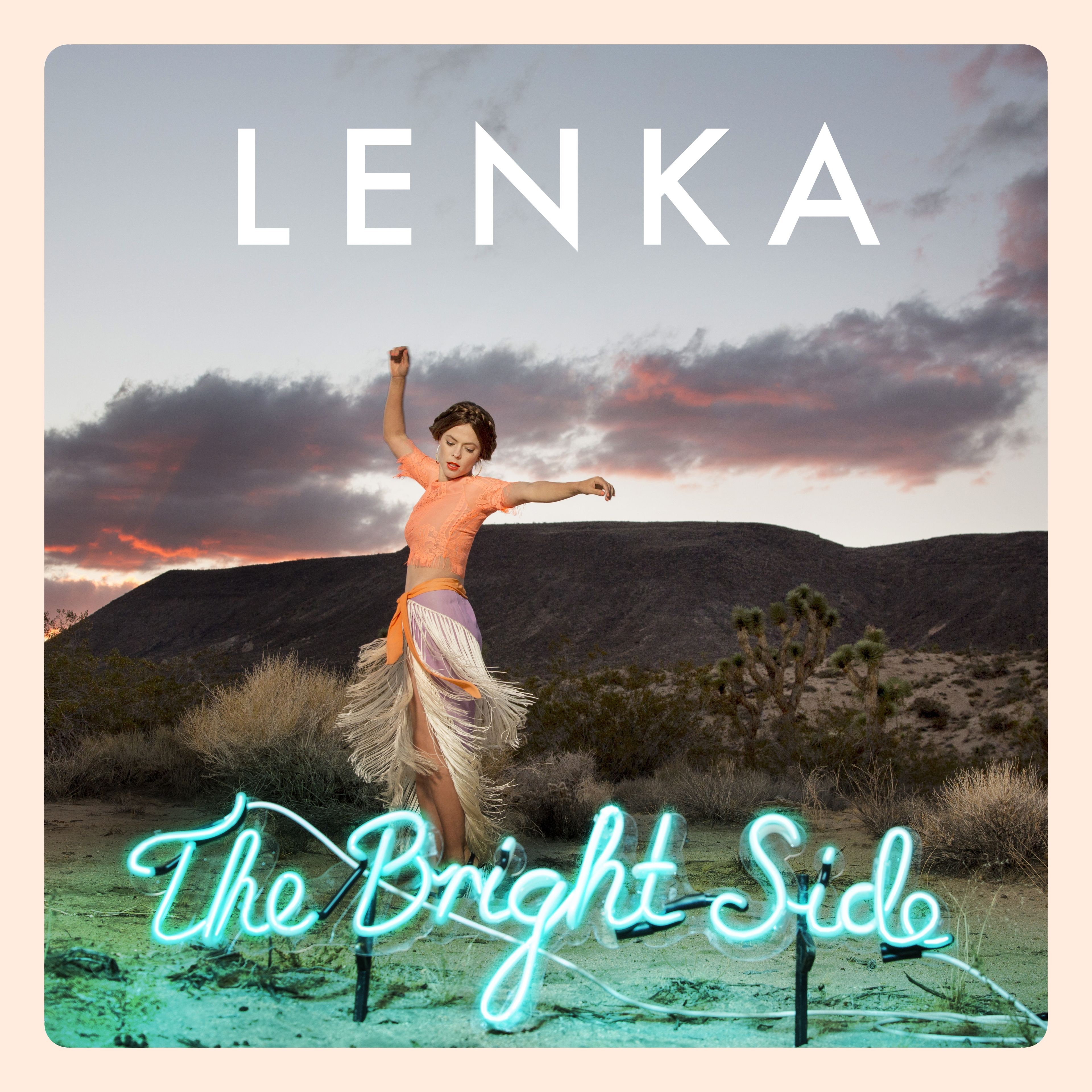 Portada de la canción "Blue Skies", de Lenka