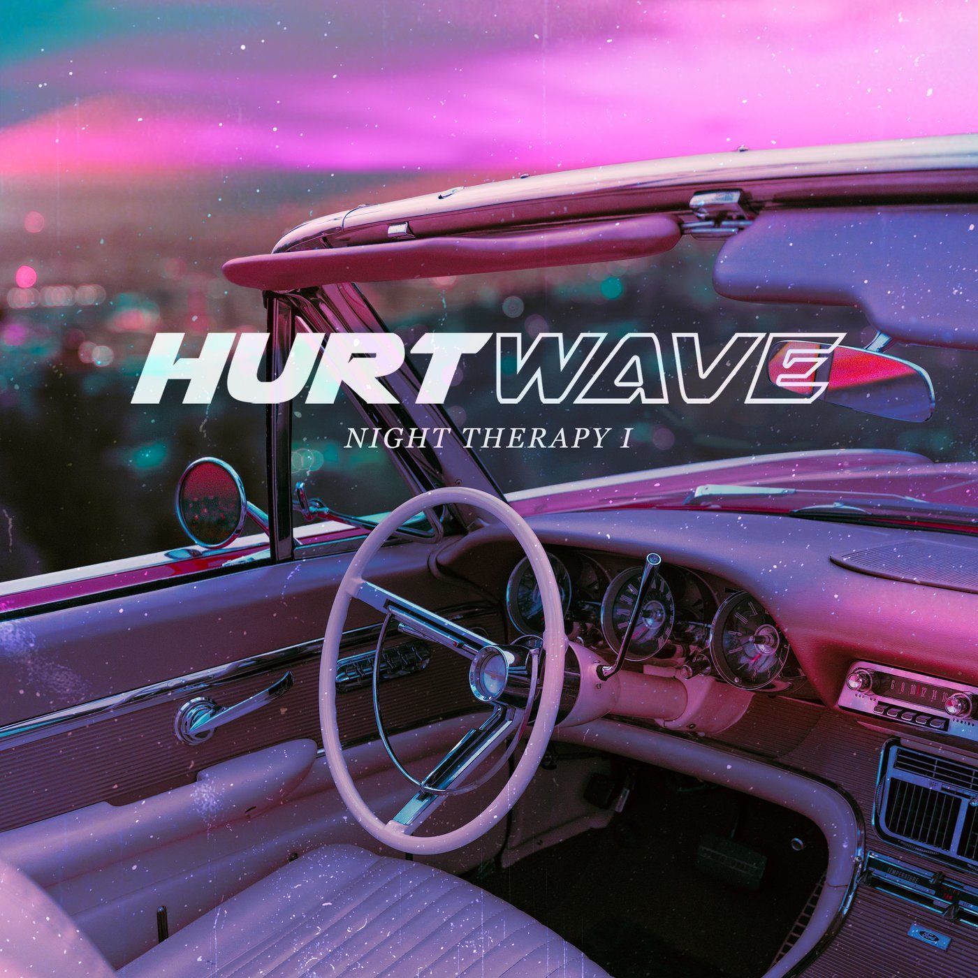Portada de la canción "Black And Blue", de Hurtwave