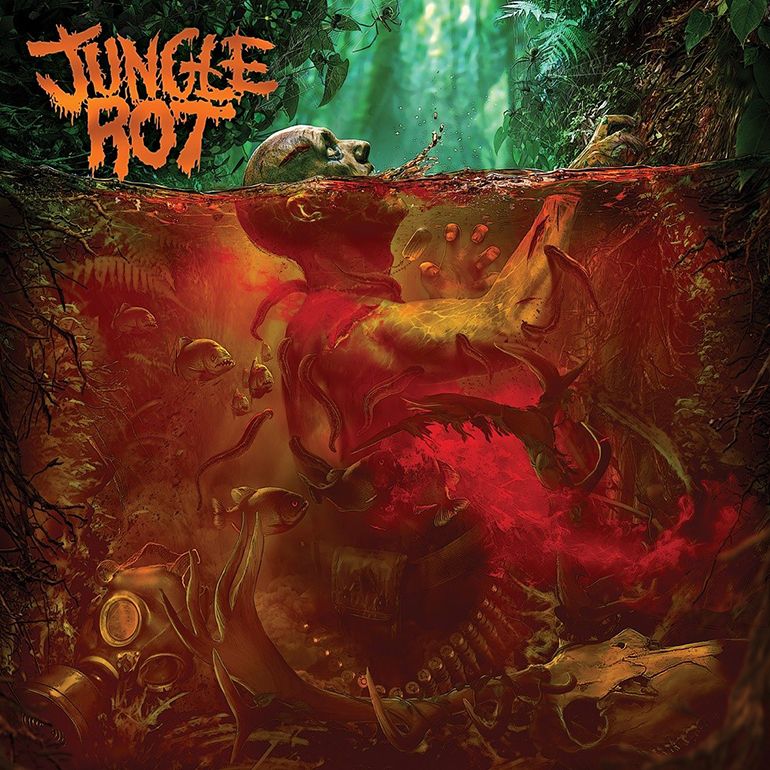 Portada de la canción "A Burning Cinder", de Jungle Rot