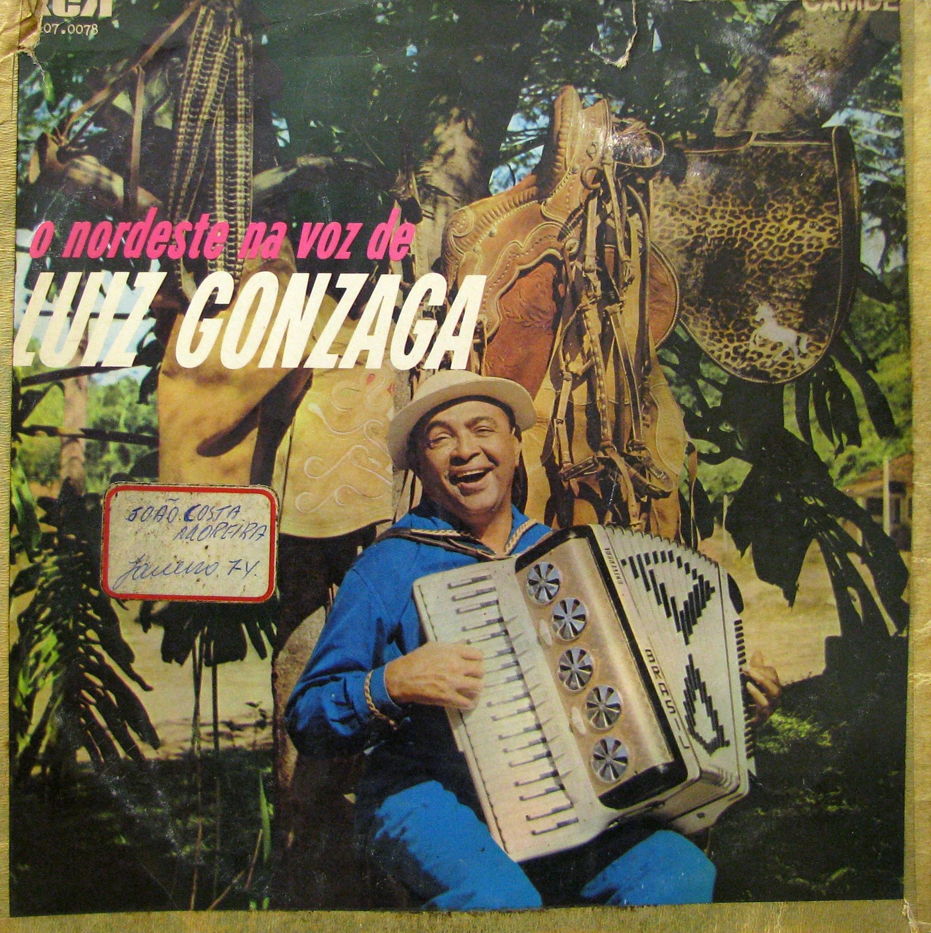 Portada de la canción "Assum Preto", de Luiz Gonzaga