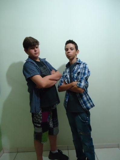 Foto de Marcus e Ronaldo