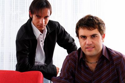 Foto de César e Henrique