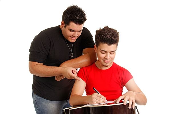 Foto de Felipe e Diogo