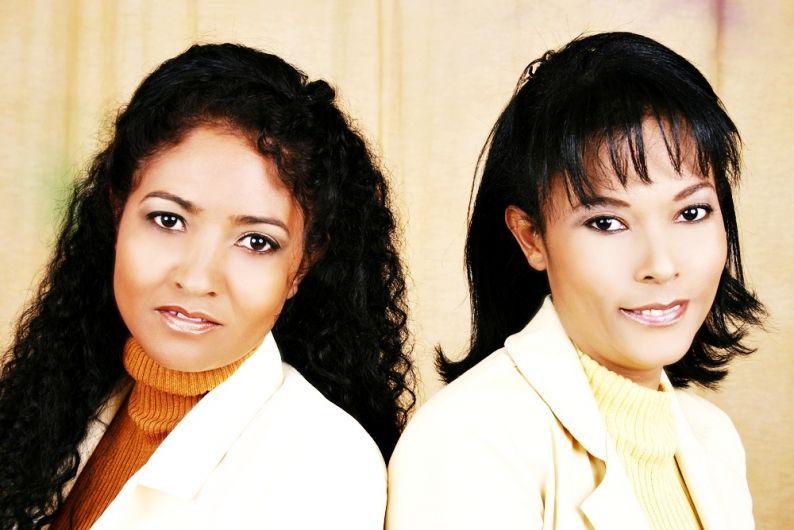 Foto de Lúcia e Léia