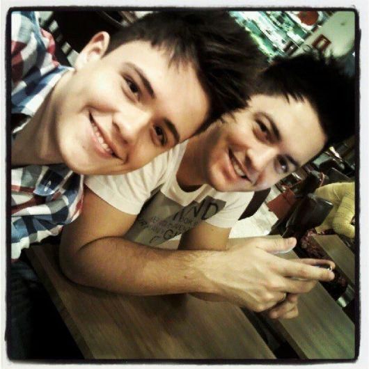 Foto de Vitor e Guilherme