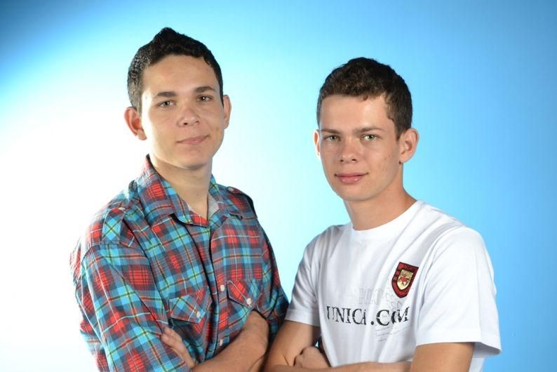 Foto de Deyvid e Junior
