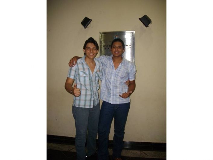 Foto de Vinícius e Guilherme