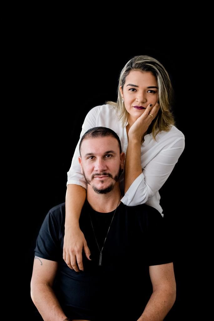 Foto de Nivia e Leandro