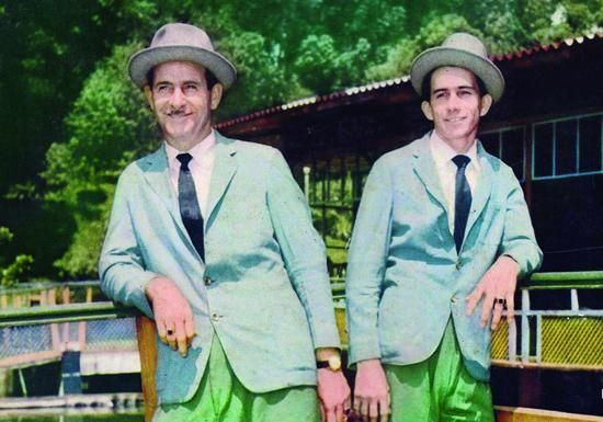 Foto de Paiozinho e Zé Tapera