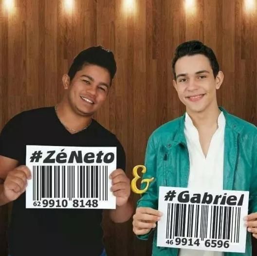 Foto de Zé Neto e Gabriel (Os Muleque Piranha)