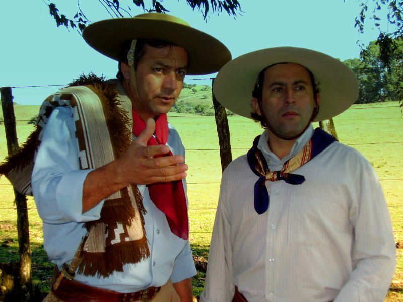 Foto de Gerson Brandolt e Beto Villaverde