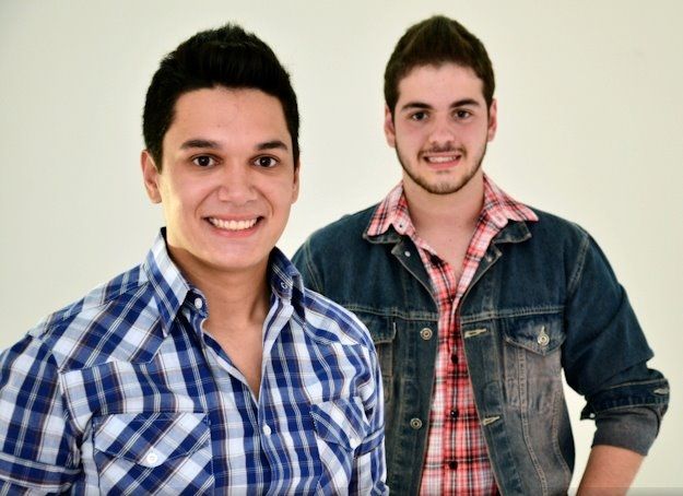 Foto de Nicolas e Rafael