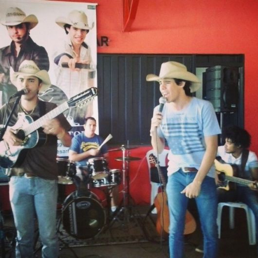 Foto de César e Vitor