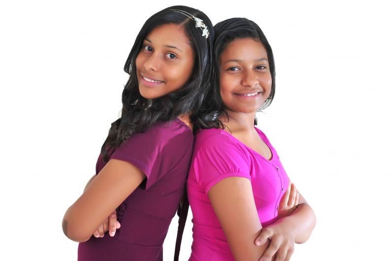 Foto de Keciane e Kecilene