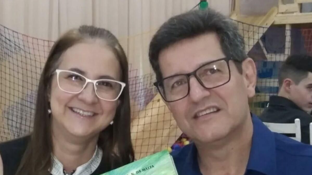 Foto de Cristiane e Marcos da Matta