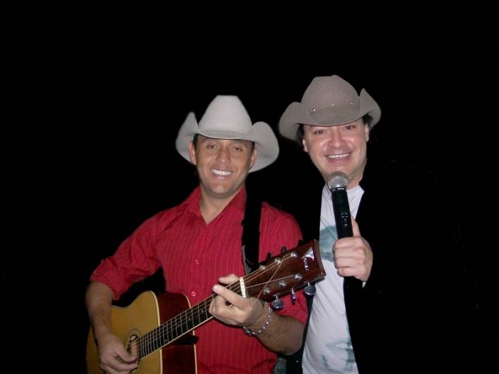 Foto de George e Paulinho