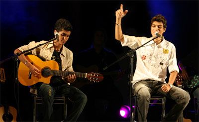 Foto de Leandro e Diego