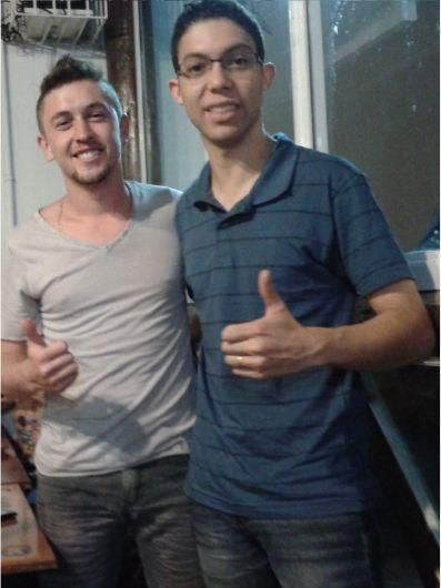 Foto de César e Elias