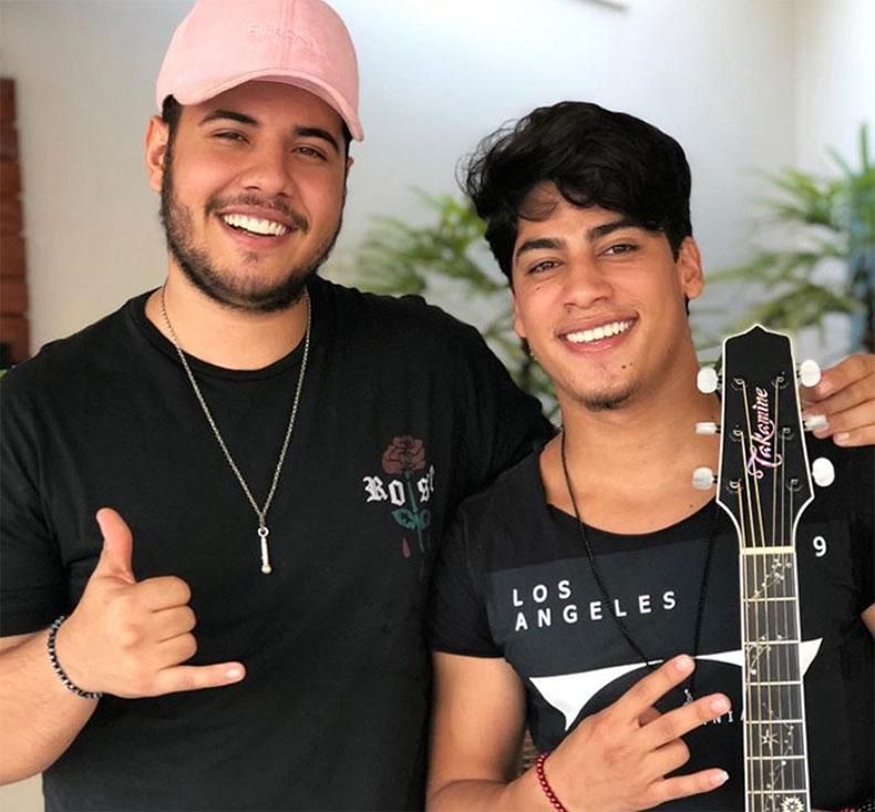 Foto de Netto e Henrique