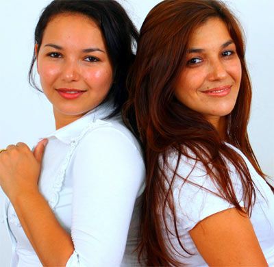 Foto de Fatima e Andréa