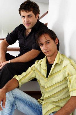 Foto de César e Henrique