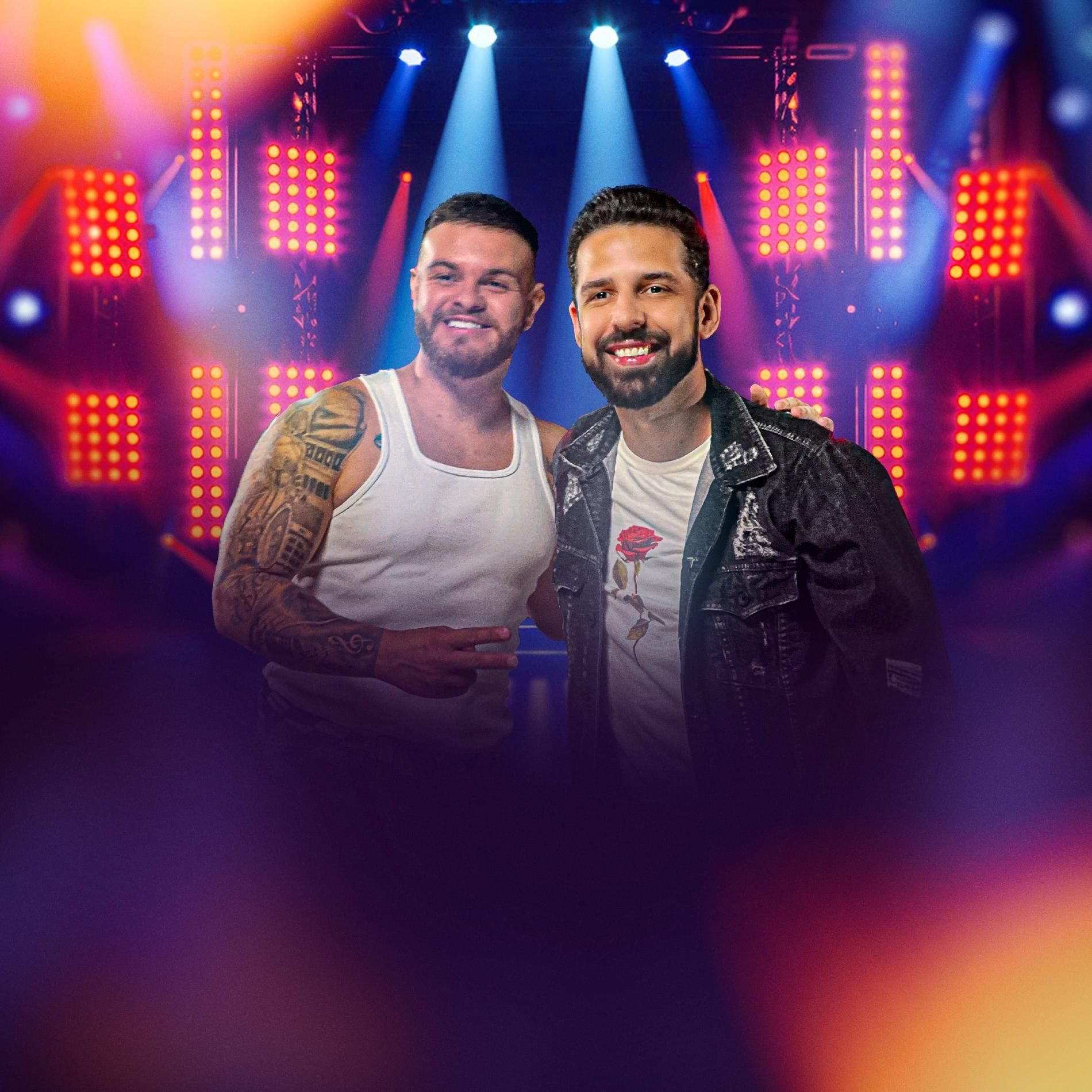 Foto de Murilo e Romário