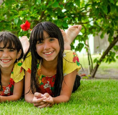 Foto de Melissa e Milena