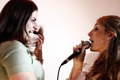 Foto de Renata Fausti e Anna Lú