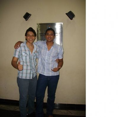 Foto de Vinícius e Guilherme