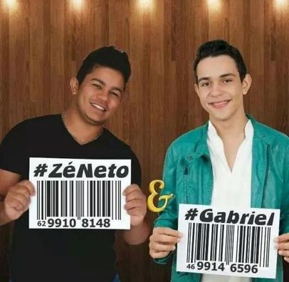 Foto de Zé Neto e Gabriel (Os Muleque Piranha)