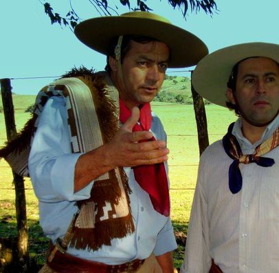 Foto de Gerson Brandolt e Beto Villaverde