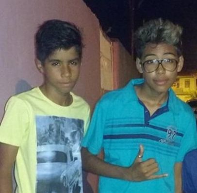 Foto de Vitor e André