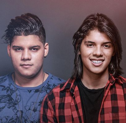 Foto de Lucca e Biel