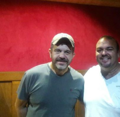 Foto de Marco Aurélio e Paulo Sérgio