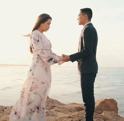 Foto de Kárgela e Daniel