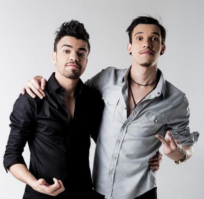 Foto de Henrique e Luan