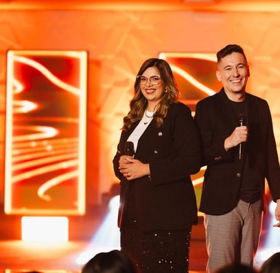 Foto de Mari e Junior