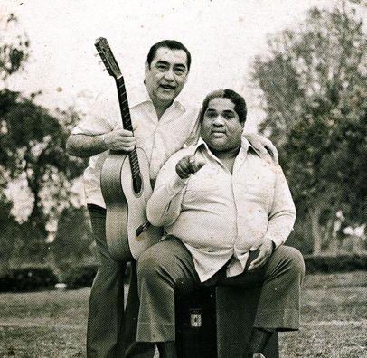 Foto de Zambo Cavero y Oscar Aviles