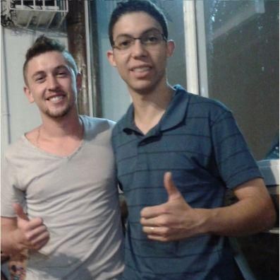 Foto de César e Elias