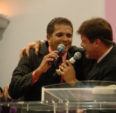 Foto de Claudio Veiga e Junior